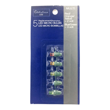 CELEBRATIONS LED MICRO BULB MLT5PK 11206-71